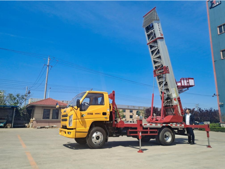 陵城常年租赁32米云梯车